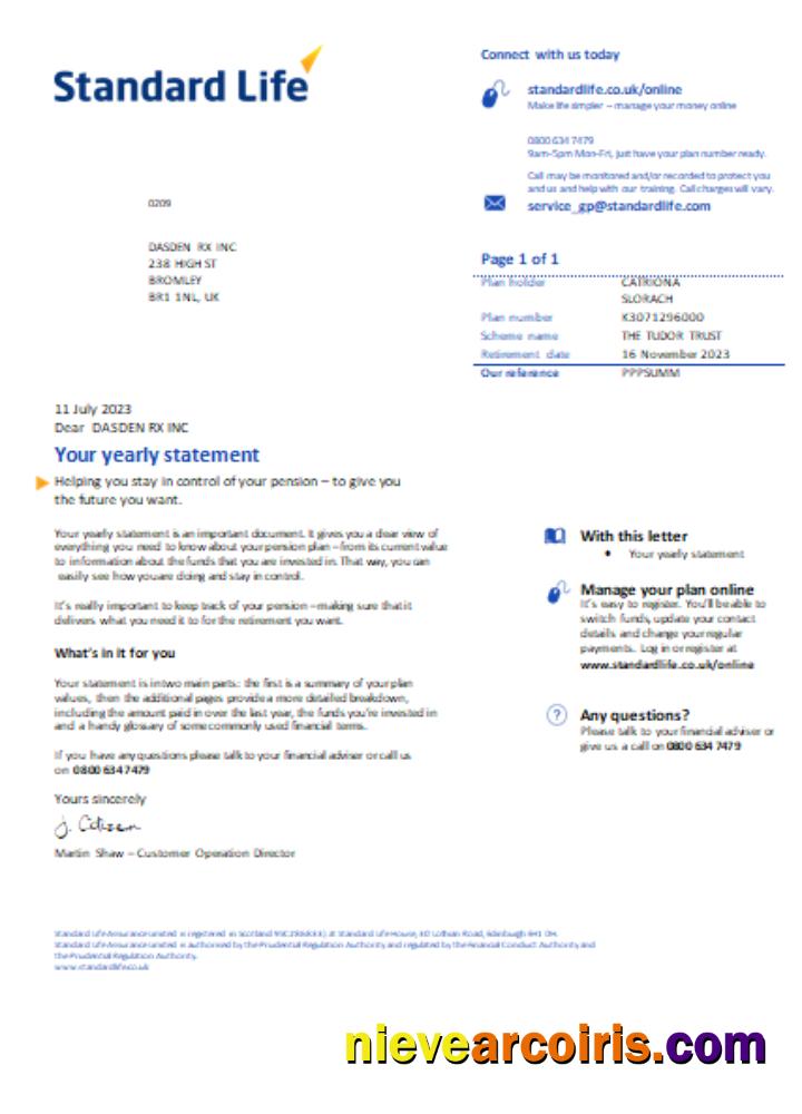 Standard Life utility business bill